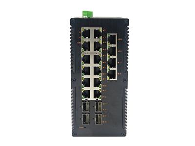 wsCom3028G系列四光十六電管理型工業(yè)級以太網(wǎng)交換機(jī)