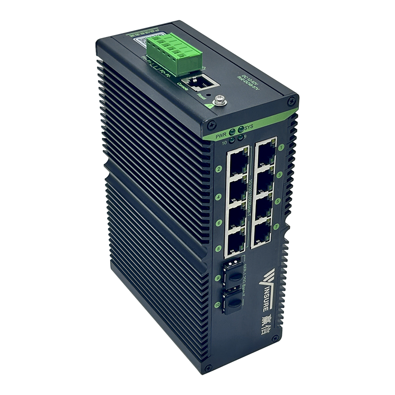 wsCom309系列二光八電工業(yè)級交換機